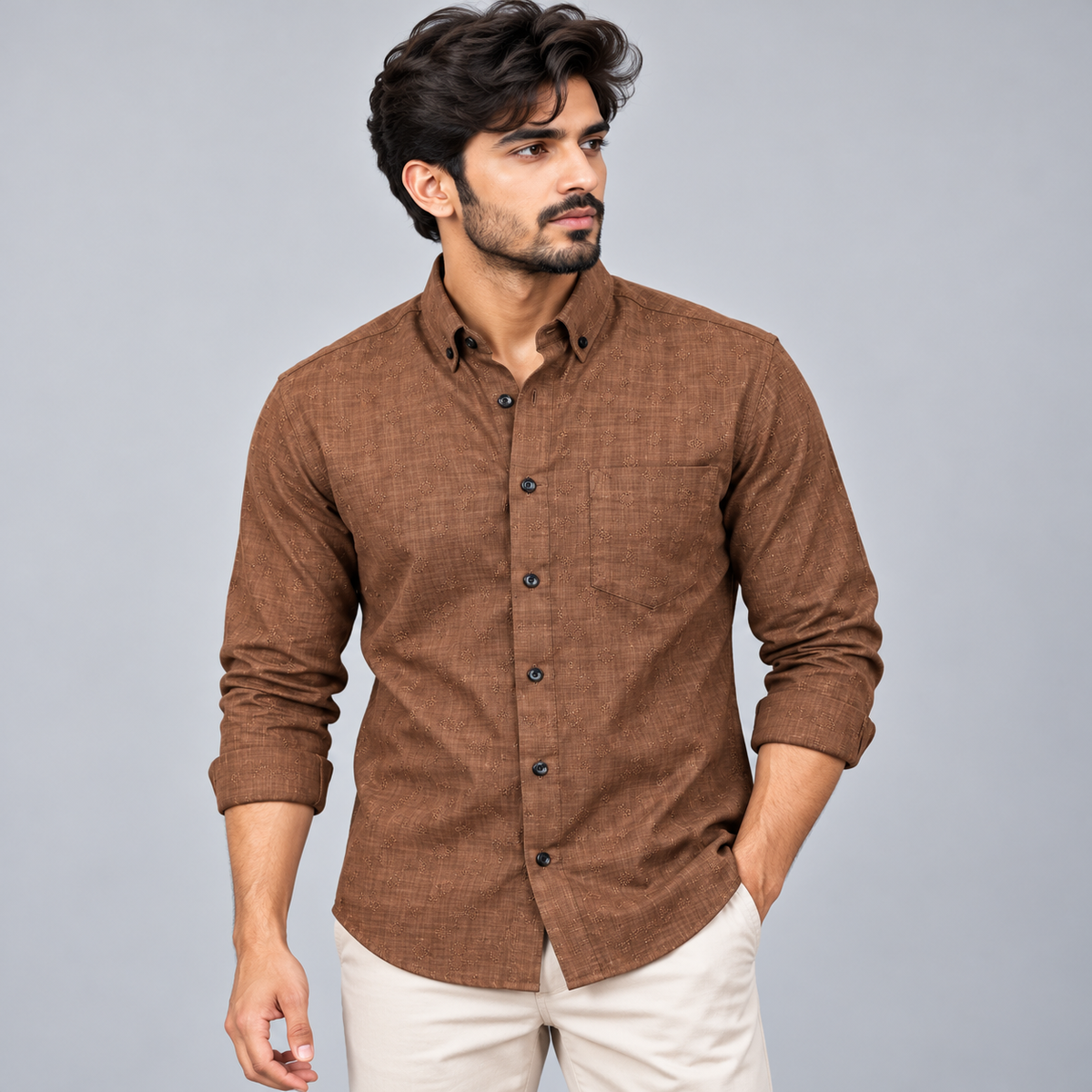 MFW Texture fabric shirts Single pcs @299 and Buy 4 pcs combo @999(D2)