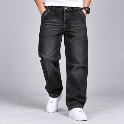 MFW Whisker type straight fit jeans pant buy 450 rs only [Dark]  [New model]