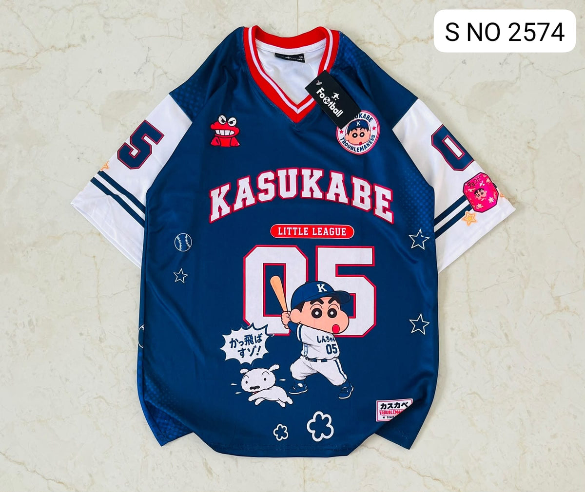 V-Neck Rib type anime printed jersey tshirts buy@250 rs only