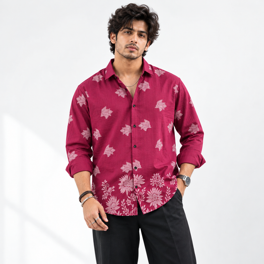 MFW border printed shirts Single pcs @299 and Buy 4 pcs combo @999 [D2]