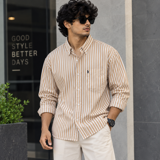 MFW Full sleeve stripes shirts Single pcs @299 and Buy 4 pcs combo @999
