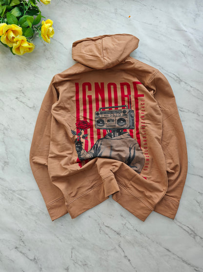 Men's Cotton back printed Hoodies single pcs @299 and Buy 4 pcs combo @999(Random design only no color selection only size selection )