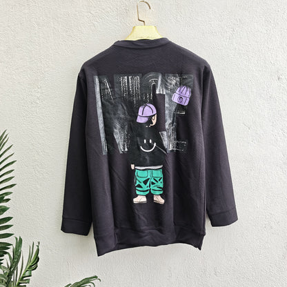 Mfw Full sleeve Front and back printed Tshirt 1 pc @199 and 3 pcs @ 499