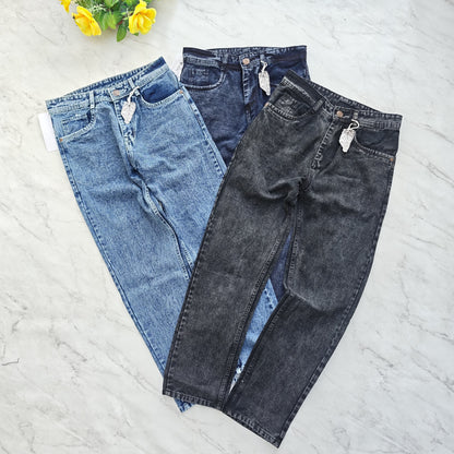 3 in 1 combo plain mom fit jeans pants  combo buy @999 rs only