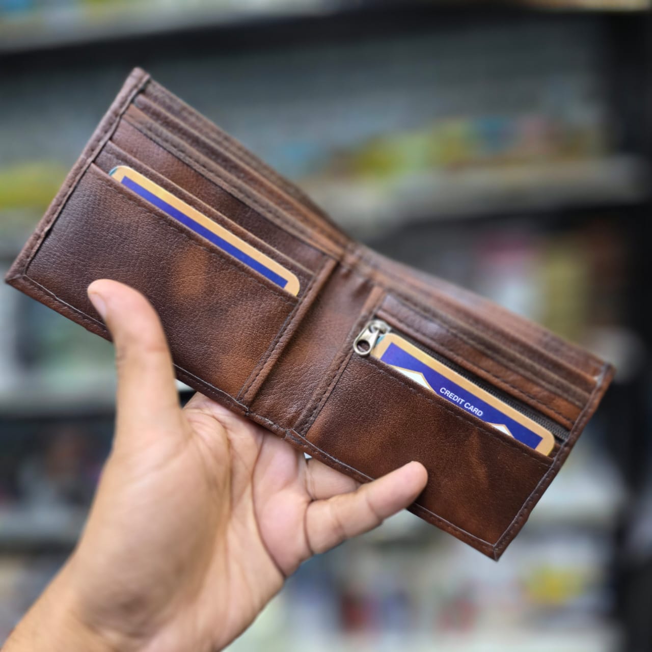 Mfw Mens Wallet Buy @100rs (Brown Fer)
