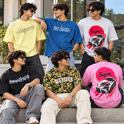 3 in 1 combo buy 3 pcs Random design Cotton drop shoulder tshirts buy 500 only(Read description before ordering)