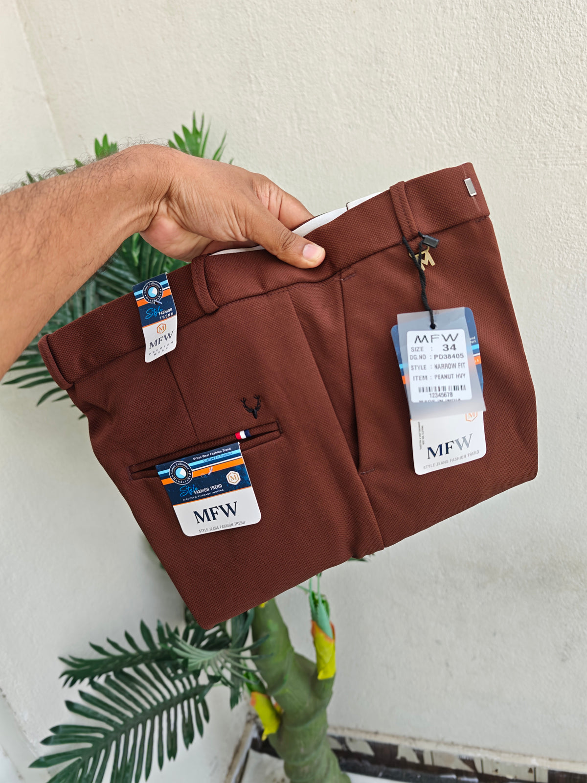 MFW penut fabric polo fit pants  buy 3 pant @ 1200