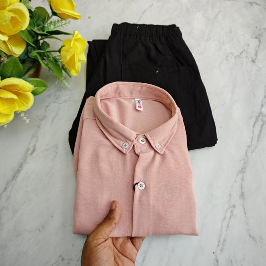 2 in 1 combo old money type crush Lenin shirts + Lenin relax fit pants combo buy @600 rs only