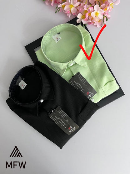 MFW plain Lenin shirts Single pcs @299 and Buy 4 pcs combo @999