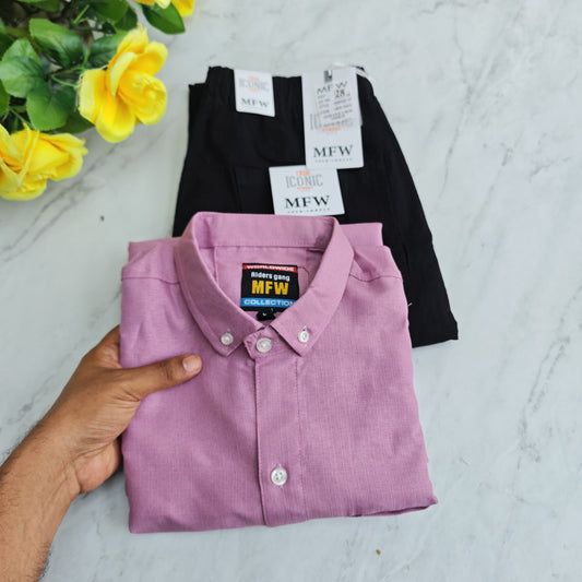 2 in 1 combo mfw lenin shirts + Lenin relax fit pant combo buy @550 rs only