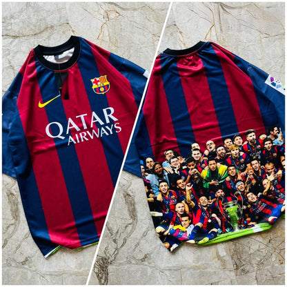 Half sleeve front and back printed football jersey buy @200