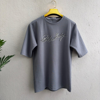 Round neck Front and back print droup shoulder Tshirt 1 pc @199 and 3 pcs @ 499