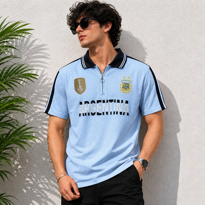 Men's premium Old money Korean Collar zipper tshirt buy @250 rs only