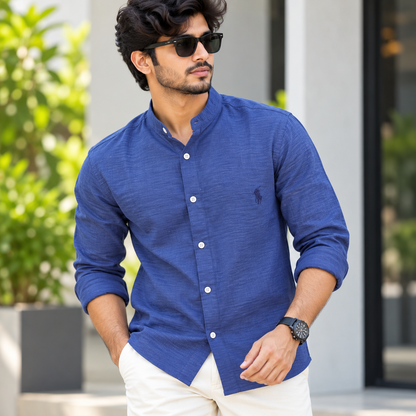 MFW Chinese collar crush lenin full sleeve shirts Single pcs @299 and Buy 4 pcs combo @999