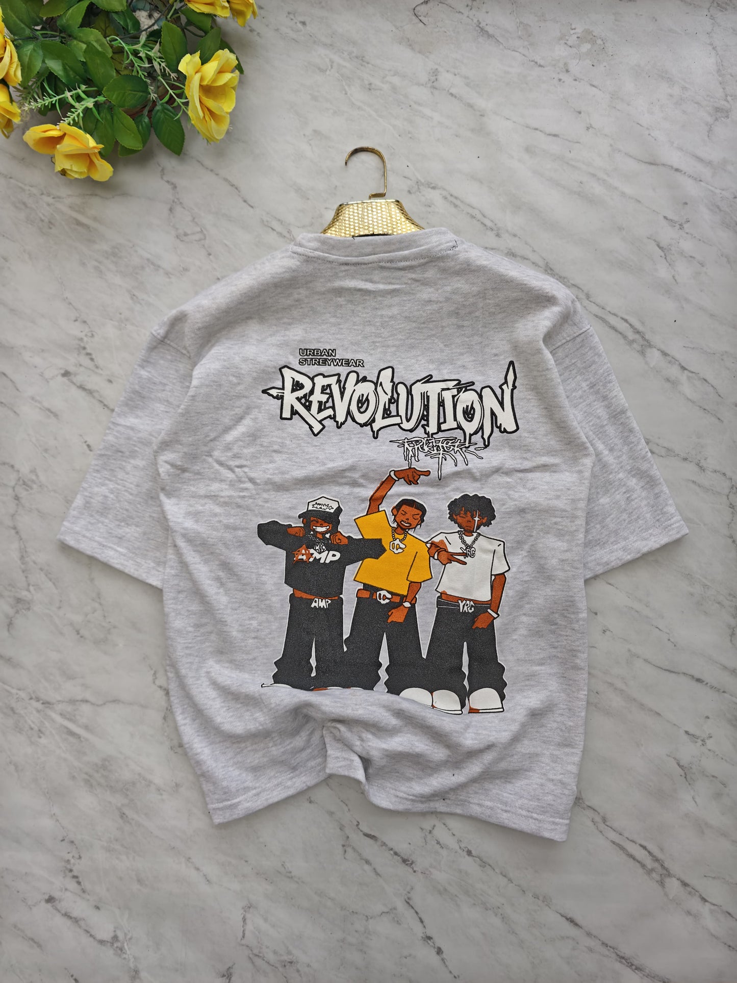 3 in 1 combo buy 3 pcs Random design Cotton Drop shoulder tshirts buy 500 only(Read description before ordering)