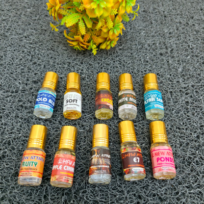 10 in 1 combo MFW Attar pack of 10 flavour attar buy @200 only