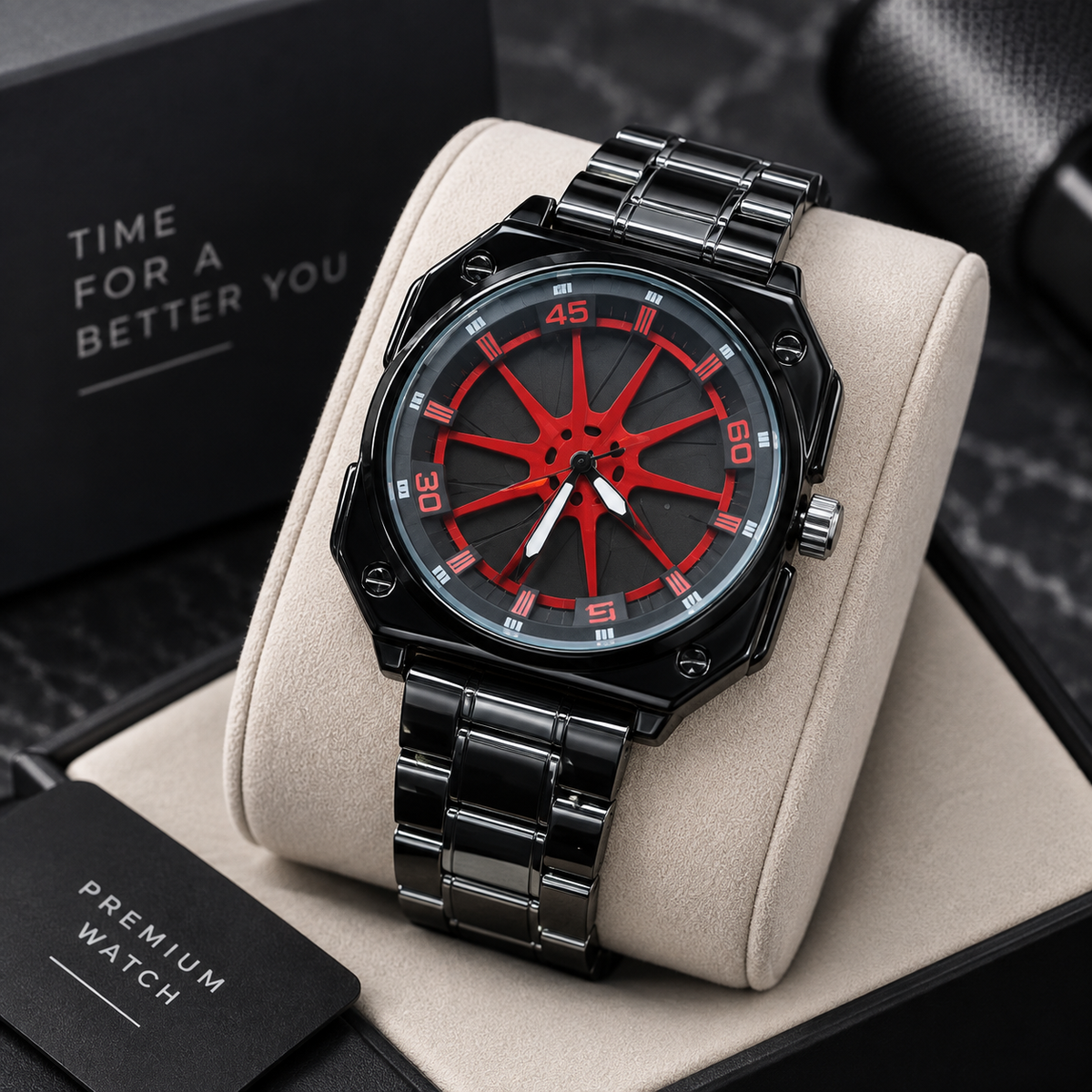 Trending Metal Strap Spinning Watch buy @350rs