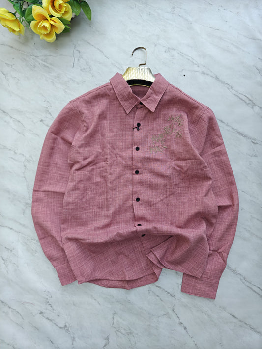 MFW Lenin embroidery work shirts Single pcs @299 and Buy 4 pcs combo @999