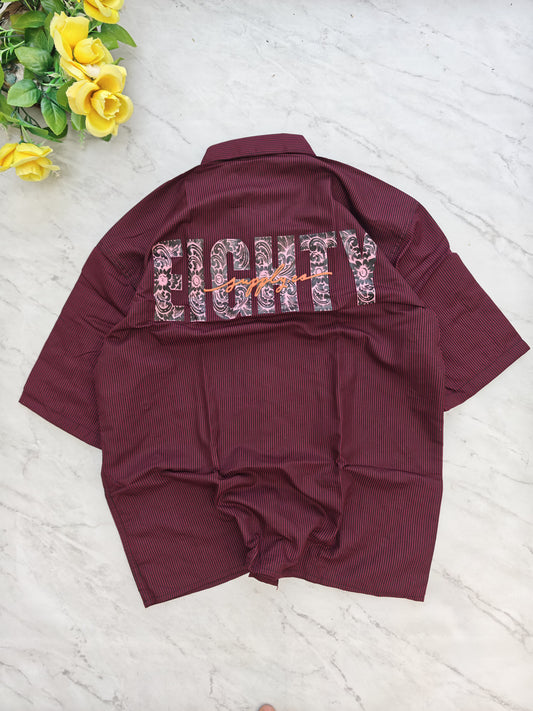 Mfw Baggy Boxy Fit Drop shoulder stripes shirt buy @250 rs