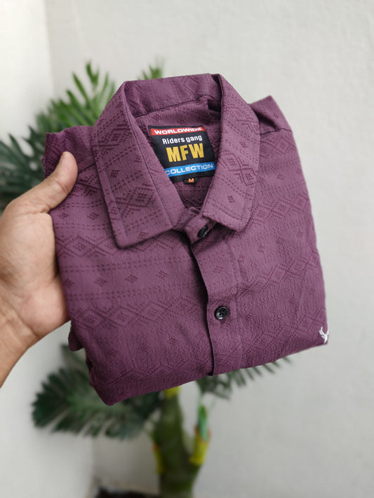 Mfw textured fabric full sleeve Shirts single pcs @299 and Buy 4 pcs combo @999