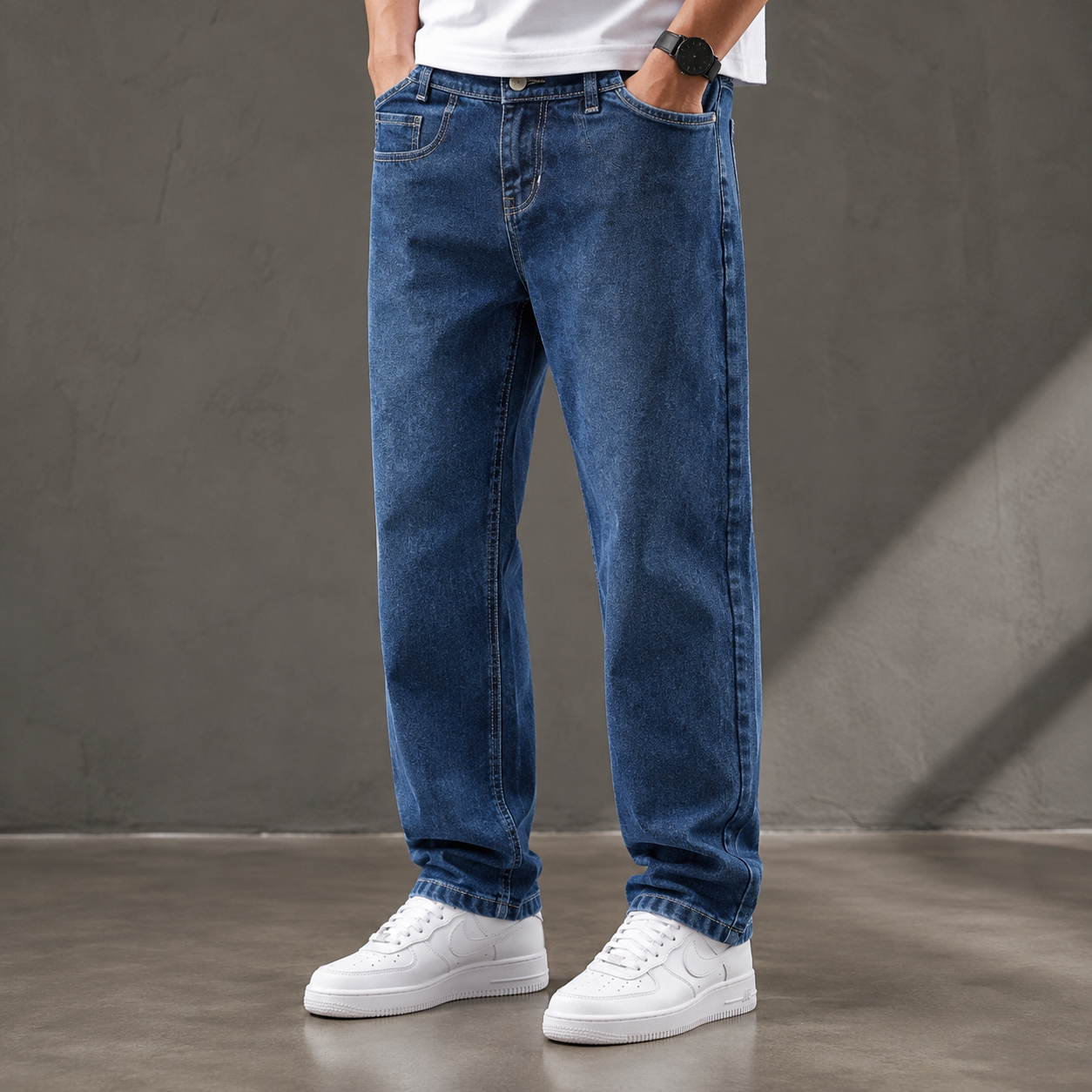 MFW plain mom fit jeans pant single pcs @350 and Buy 3 pc combo @999[Dark Blue]