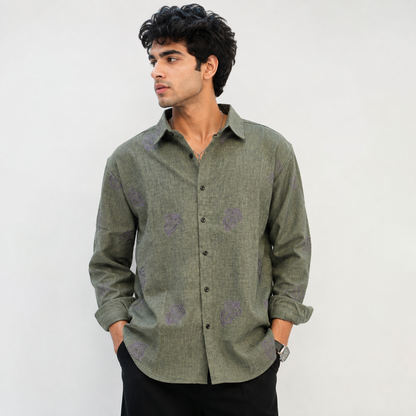 Mfw Lenin embroidery full sleeve shirts buy @300 rs only (D2)