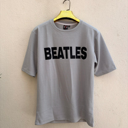 Round neck Front and back print drop shoulder Tshirt 1 pc @199 and 3 pcs @ 499(Beatles Design)