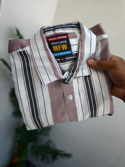 Mfw stripes full sleeve Shirts single pcs @299 and Buy 4 pcs combo @999