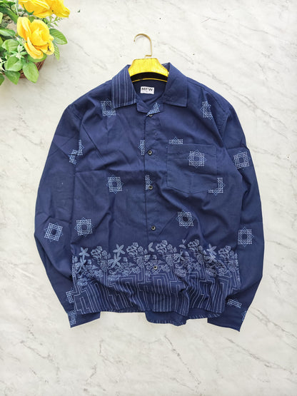 MFW Cuban Collar Border print shirts Single pcs @299 and Buy 4 pcs combo @999
