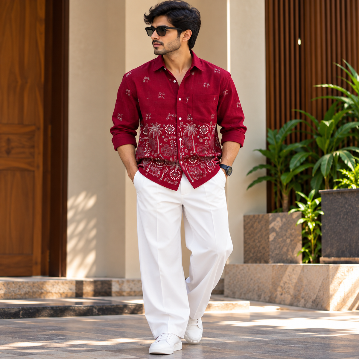 2 in 1 Combo MFW bottom printed shirts + Korean Baggy pant buy @600 rs only