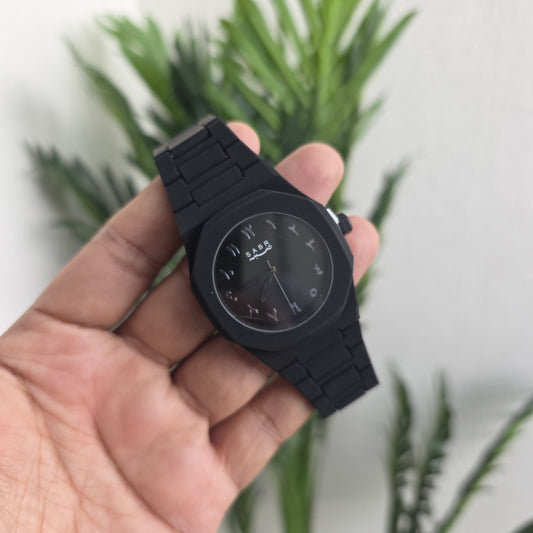 Mens most trendy arabic number Black watches @399