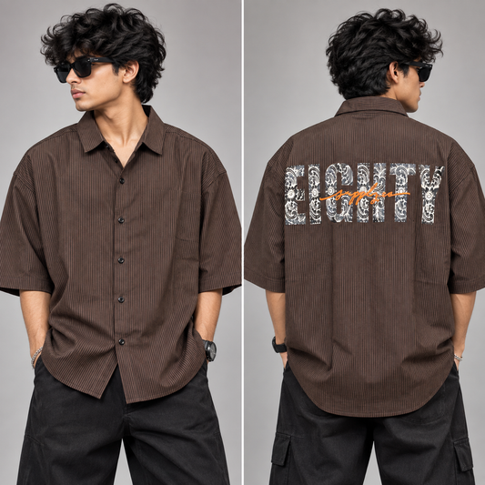Mfw Baggy Boxy Fit Drop shoulder stripes shirt buy @250 rs