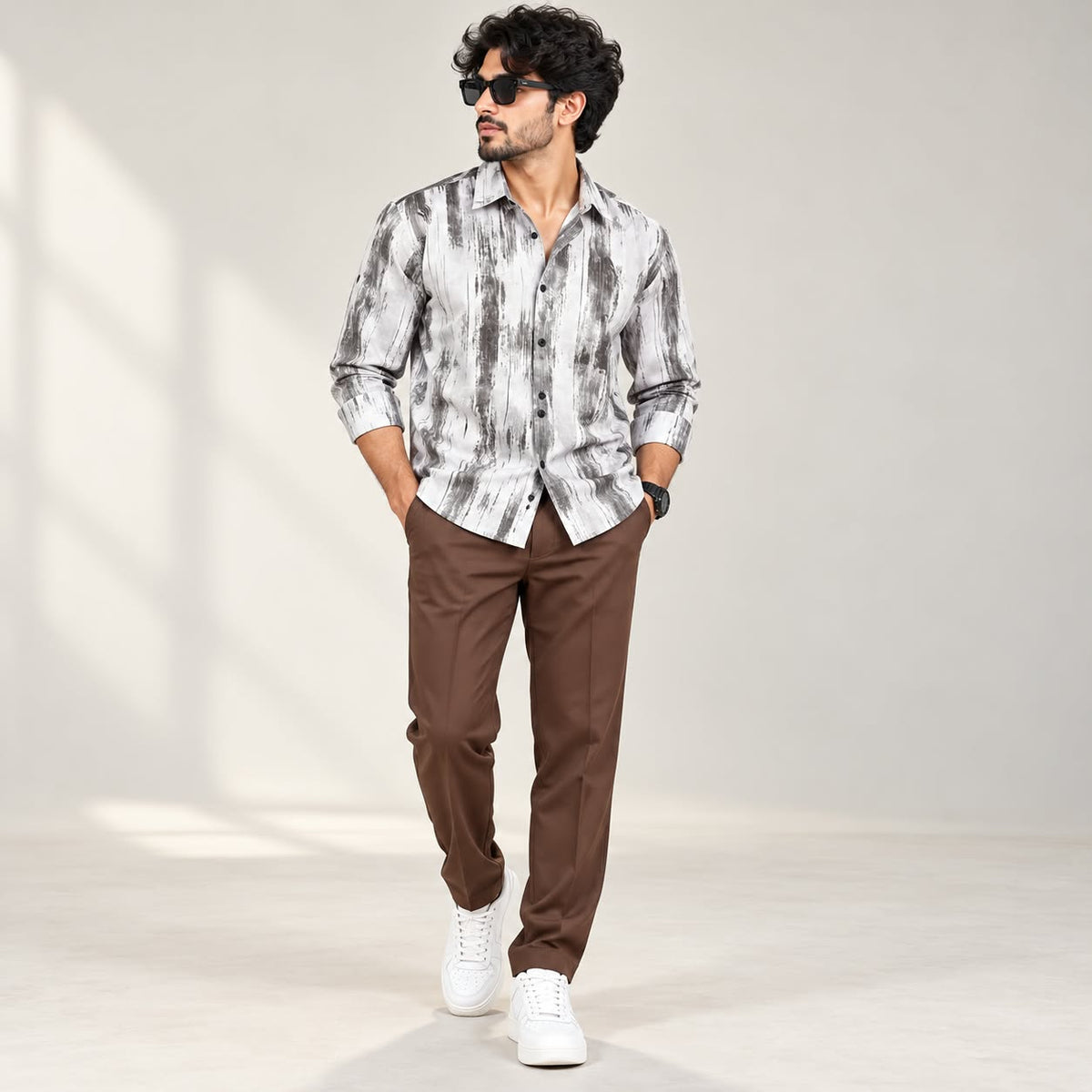 2 in 1 Combo Printed shirts + peanut polo fit pant buy @550 rs only