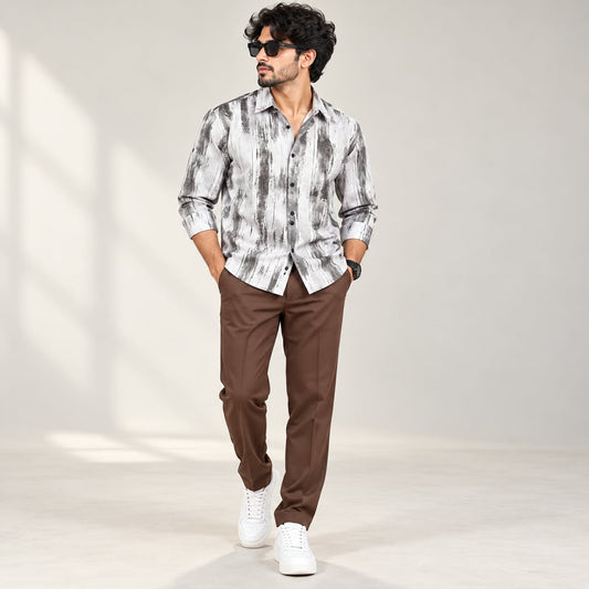 2 in 1 Combo Printed shirts + peanut polo fit pant buy @550 rs only