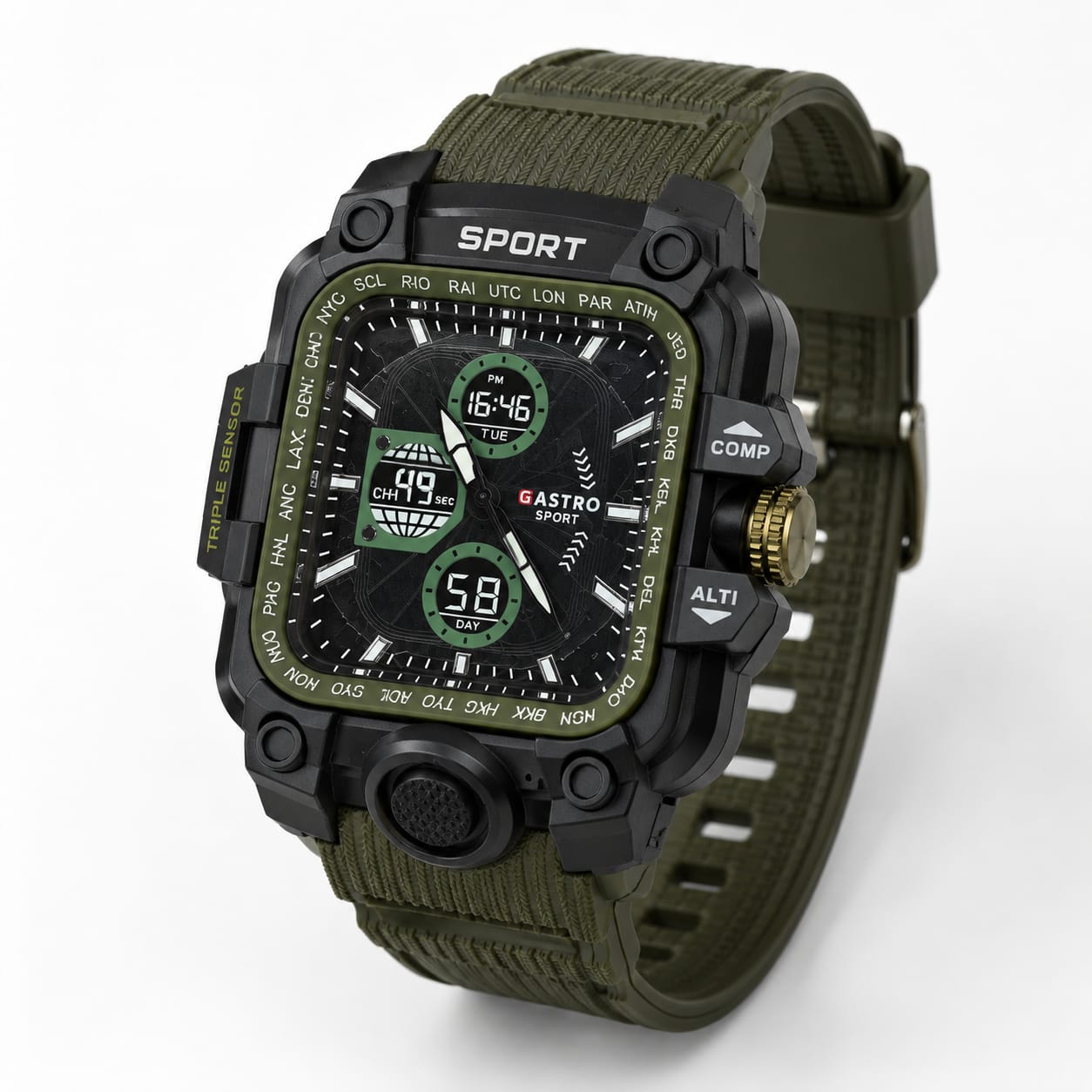 MFW Rugged Sporty Style Analog Watches Buy @150rs (Green)