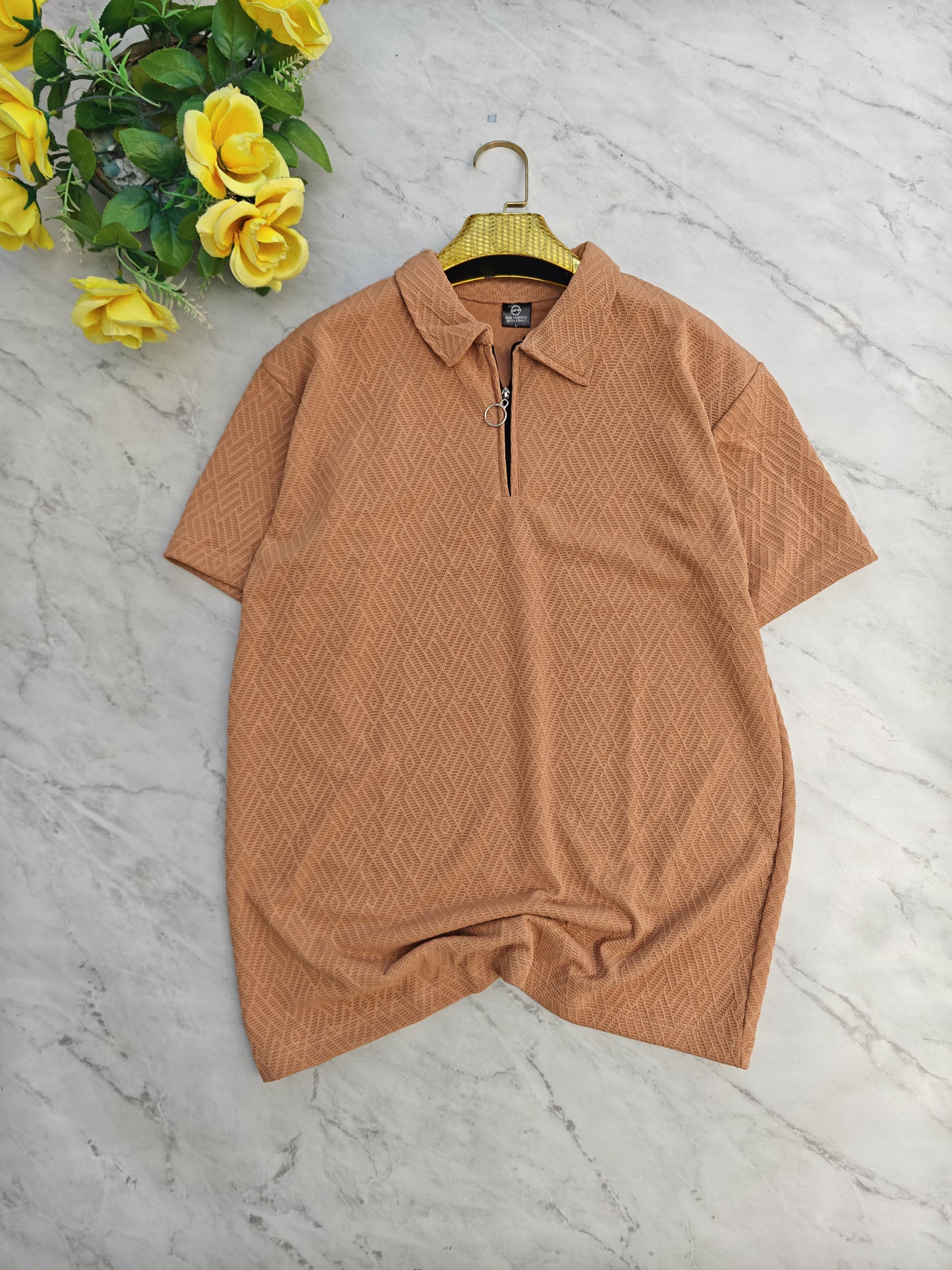Mfw Half sleeve zipper Tshirt 1 pc @199 and 3 pcs @ 499