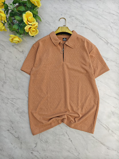Mfw Half sleeve zipper Tshirt 1 pc @199 and 3 pcs @ 499