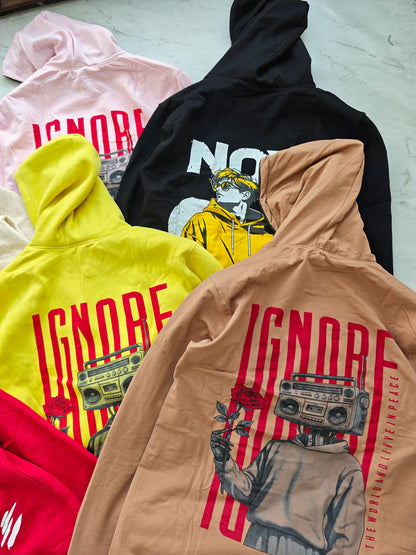 Men's Cotton back printed Hoodies single pcs @299 and Buy 4 pcs combo @999(Random design only no color selection only size selection )