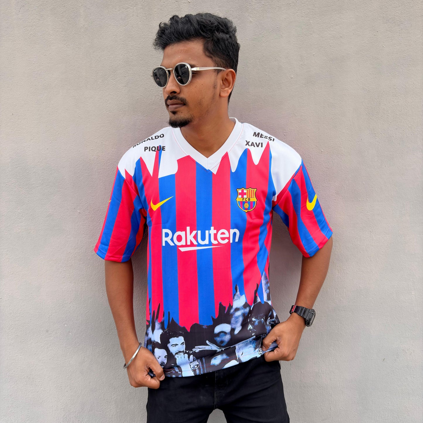 V Neck Drop shoulder Football jersey buy 3 pcs @499 and 1 pcs @199