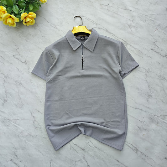 Mfw Half sleeve zipper Tshirt 1 pc @199 and 3 pcs @ 499