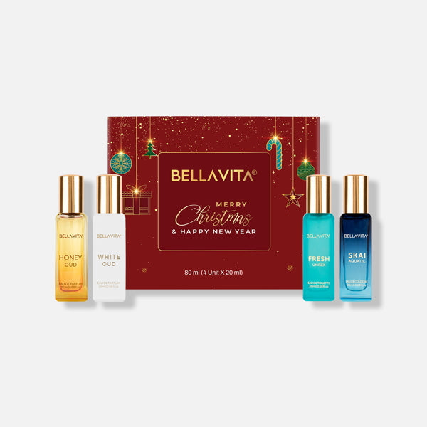 Bella Vita Luxury perfume pack of 4 variety each 20 mL pre order only delivery time 1 week