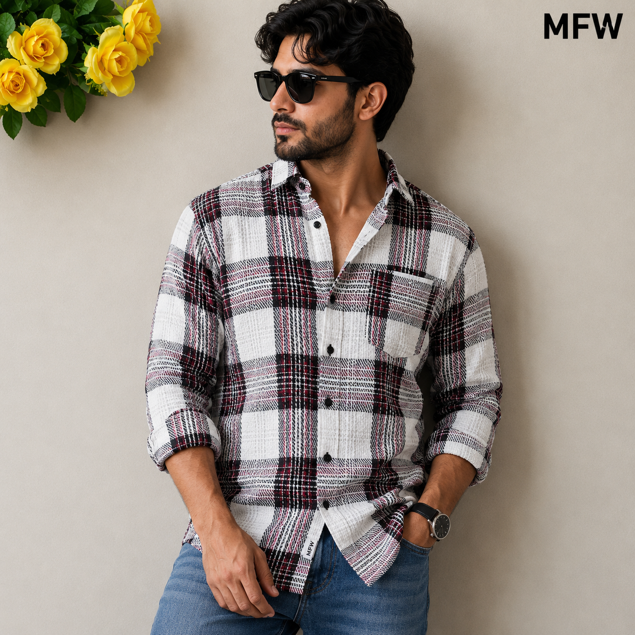 MFW Old money type korean weaving Full sleeve shirts Single pcs @299 and Buy 4 pcs combo @999
