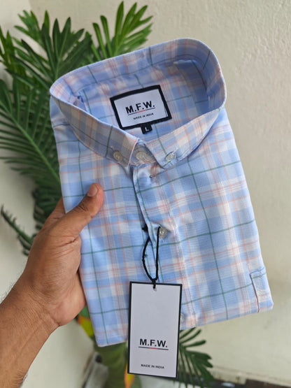 MFW Old money type Oxford Checked shirts Single pcs @299 and Buy 4 pcs combo @999