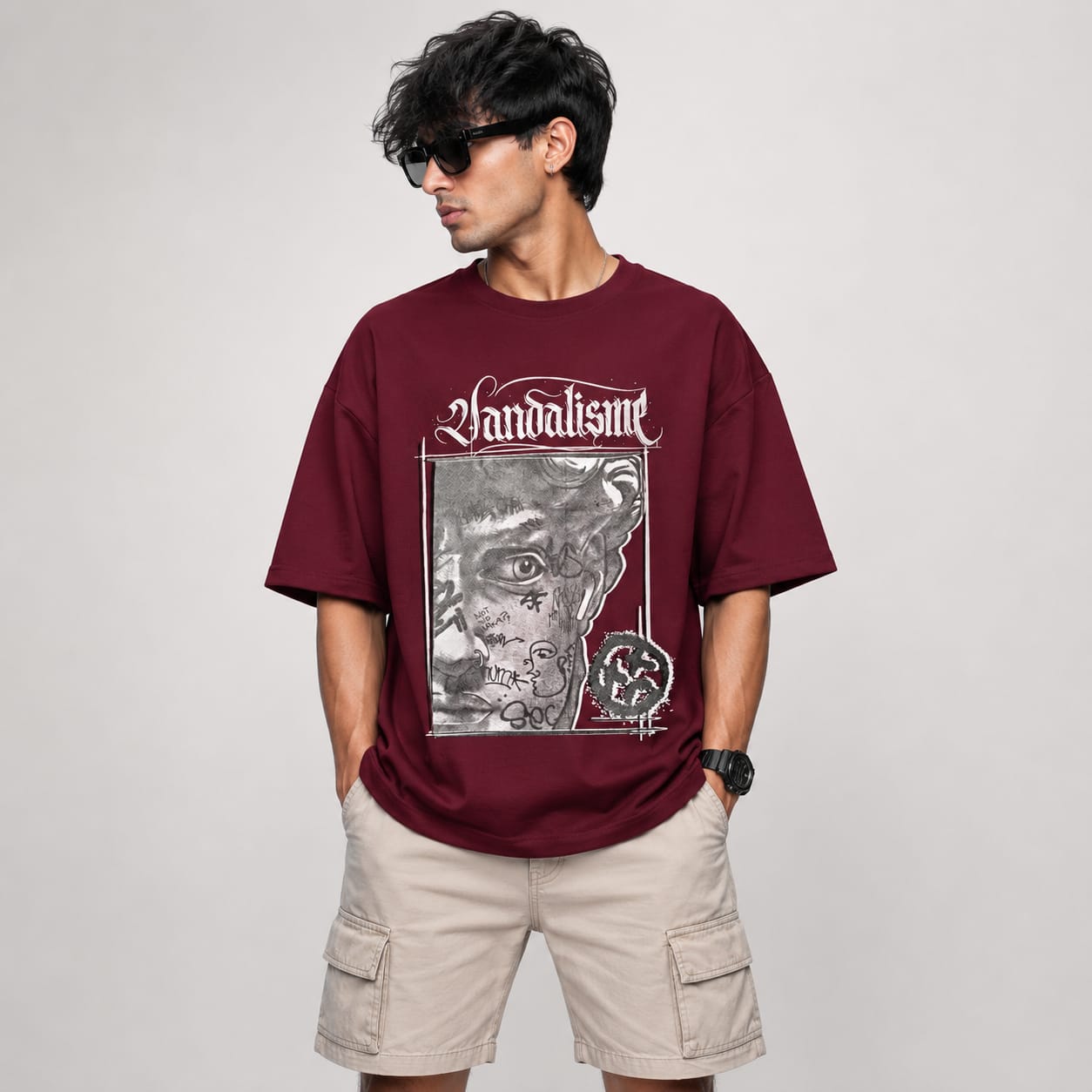 MFW Front printed Tshirt 1 pc @199 and 3 pcs @ 499