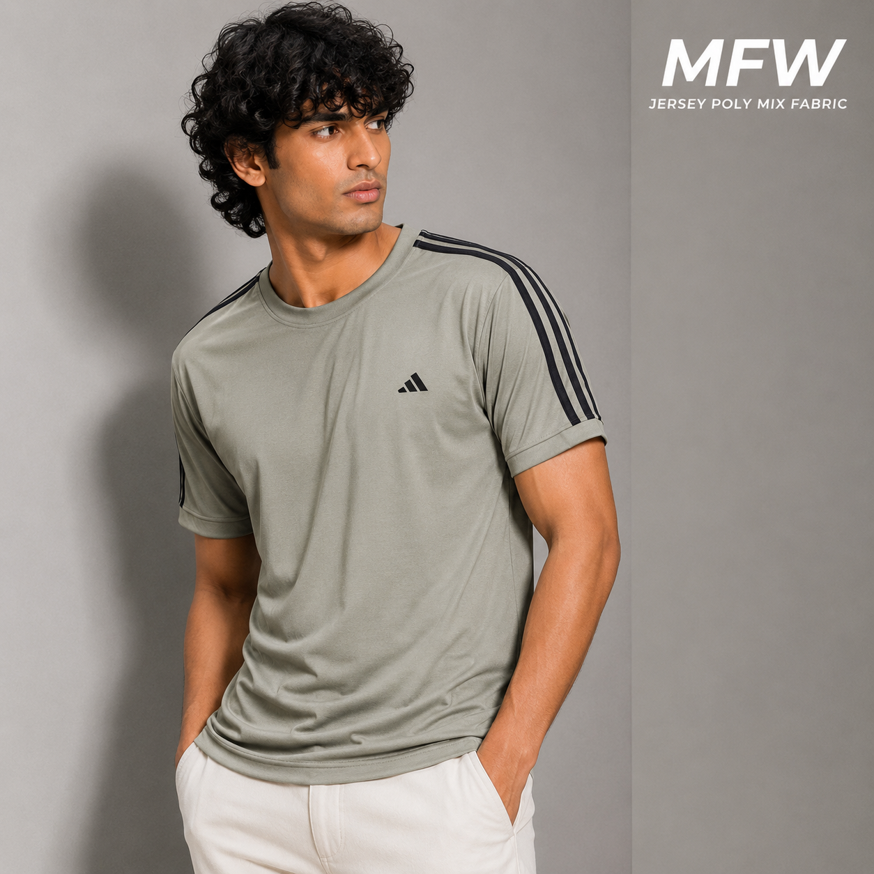 MFW Net folding Half sleeve Tshirt 1 pc @199 and 3 pcs @ 499