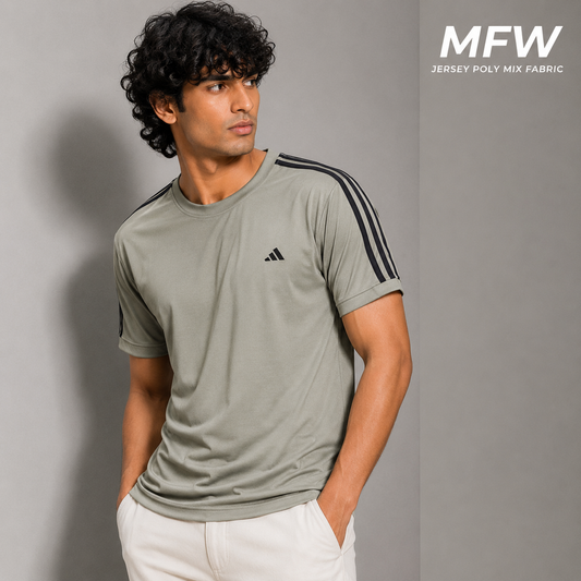 MFW Net folding Half sleeve Tshirt 1 pc @199 and 3 pcs @ 499