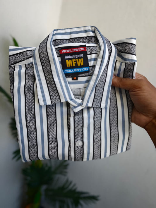 Mfw stripes full sleeve Shirts single pcs @299 and Buy 4 pcs combo @999