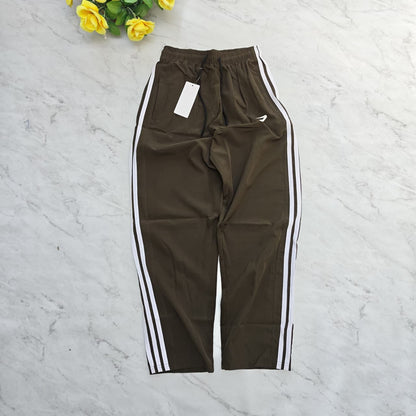 Mfw Baggy Street Wear Stripes Track pants buy 1 pc @199 3 pcs @ 499 (Green)