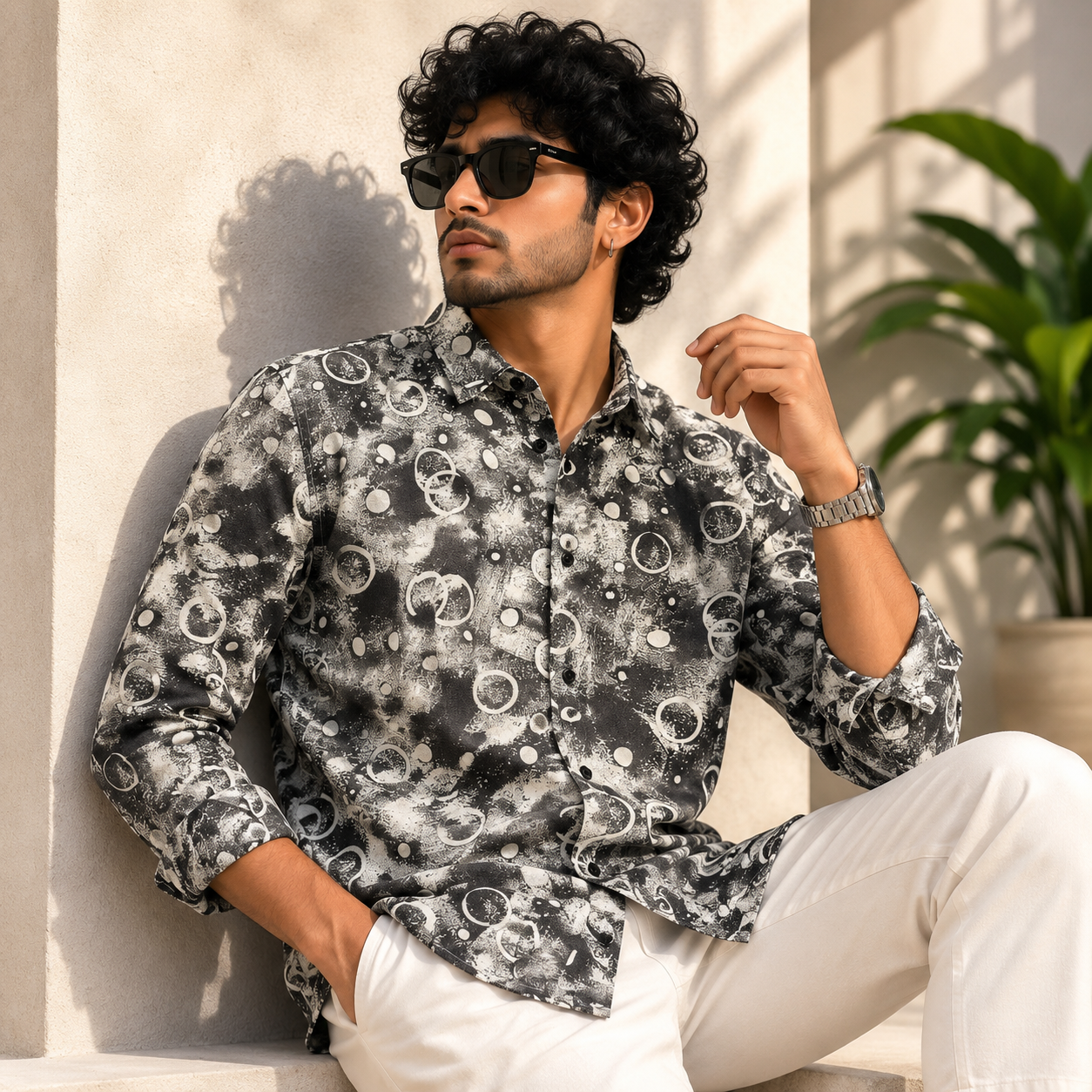 Men's Full sleeve viscose printed shirts buy @300 rs only