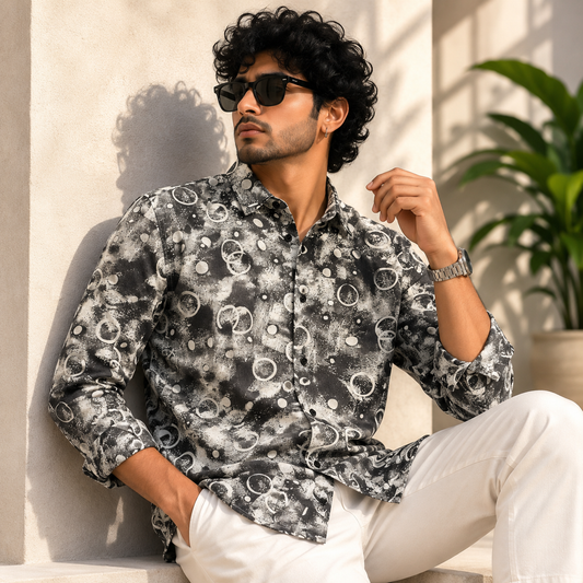 Men's Full sleeve viscose printed shirts buy @300 rs only